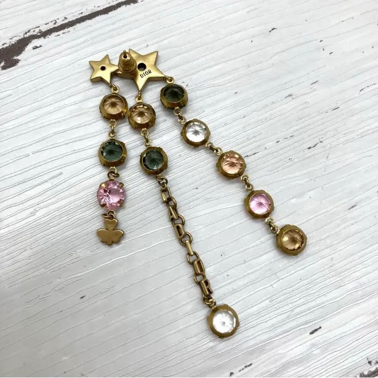 極美品❣️ DIOR ディオール 片耳のみ スター ピアス