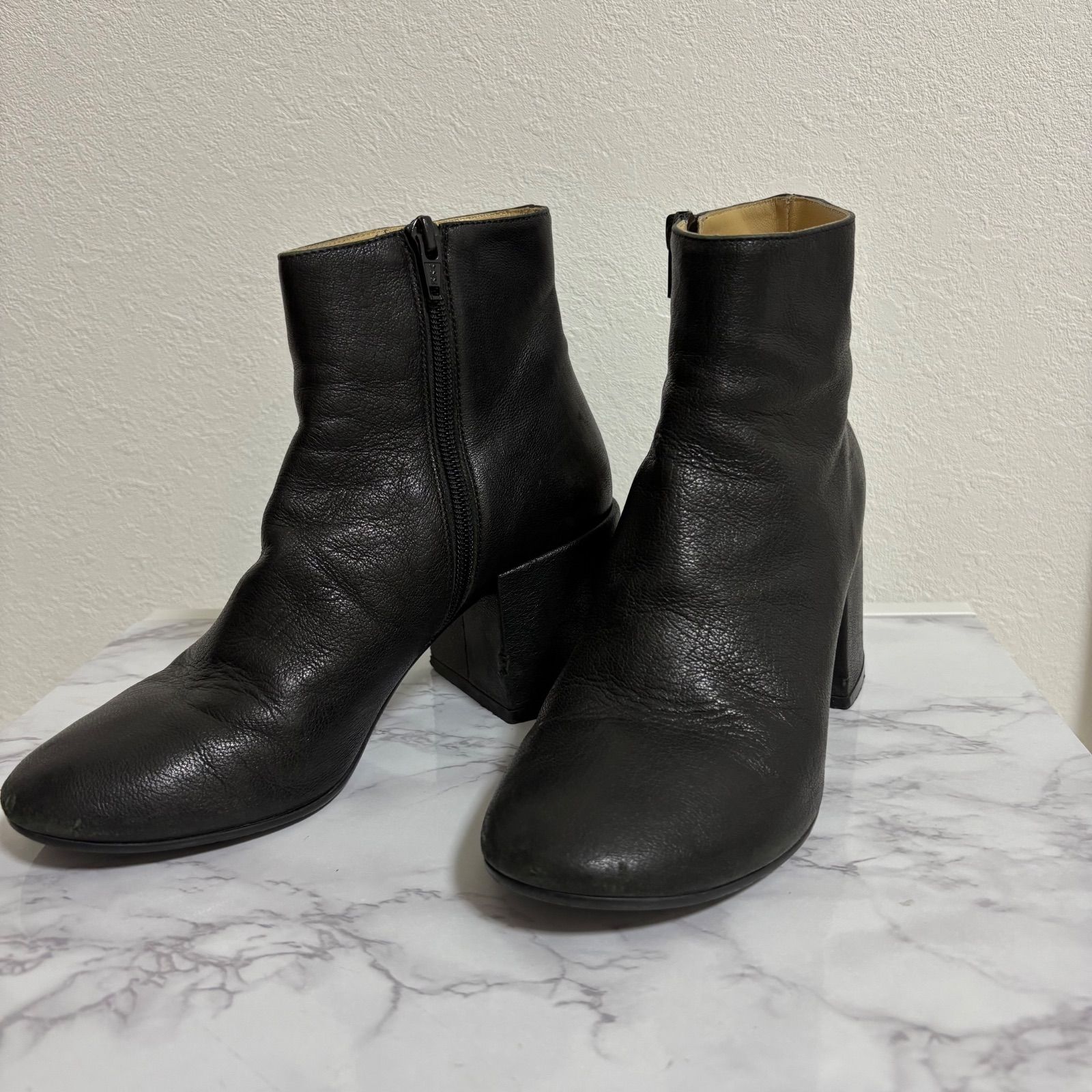 MM6 Maison Margiela エムエムシックス ショートブーツ レディース ブラック 38 24cm メゾンマルジェラ