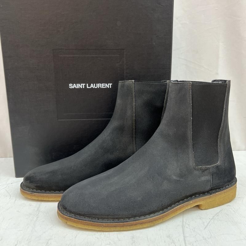 SAINT LAURENT PARIS サンローランパリ ブーツ スエード レザー