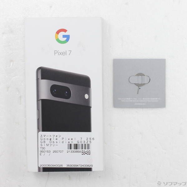 中古品〕 Google Pixel 7 256GB Obsidian G03Z5 SIMフリー【305