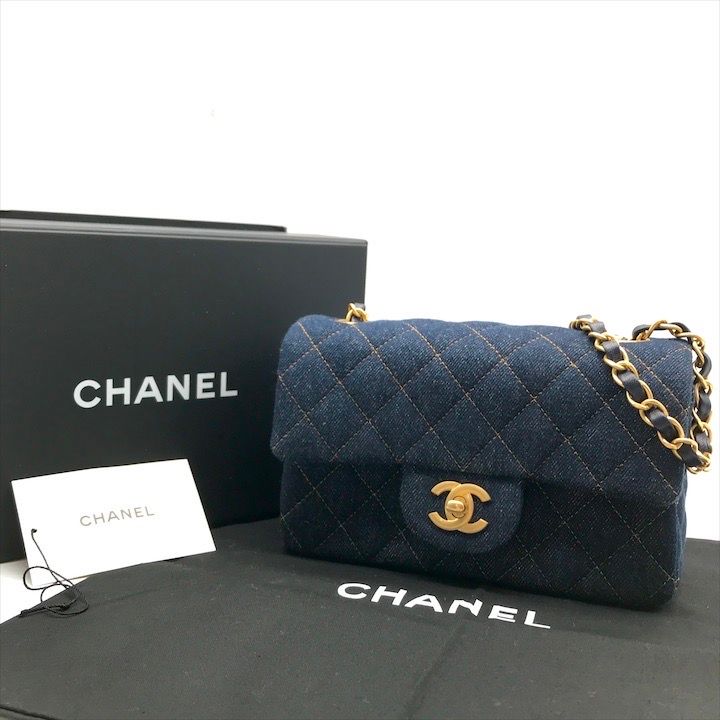 超美品 CHANEL シャネル ココマーク ミニマトラッセ チェーン