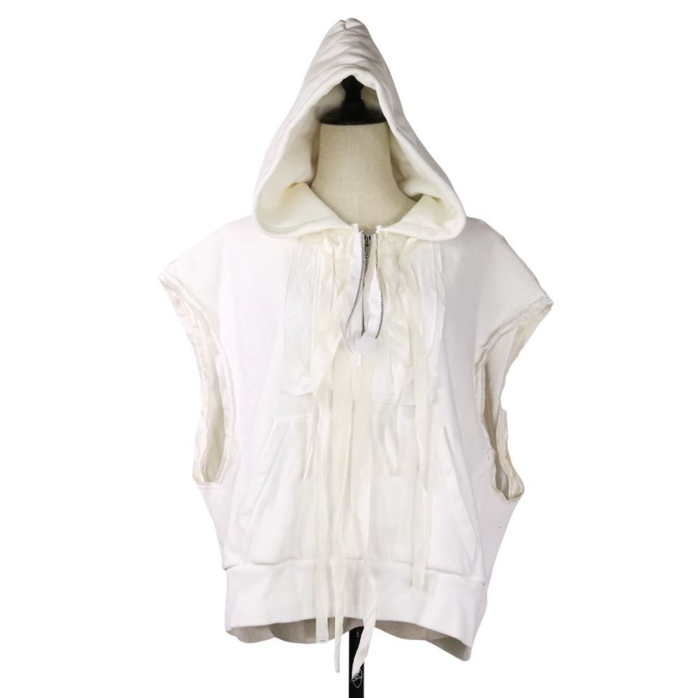 良品 Midorikawa ミドリカワ HALF ZIP SLEEVELESS SWEAT カット