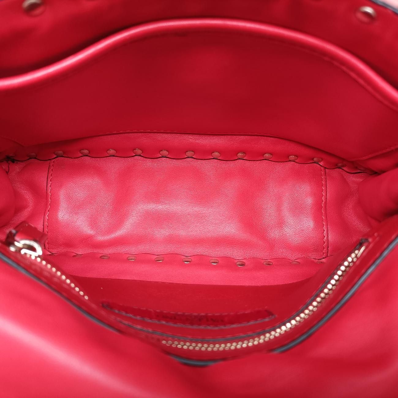 ヴァレンティノValentinoロックスタッズスパイクミディアムピンクエラメルBL-P122JVD0