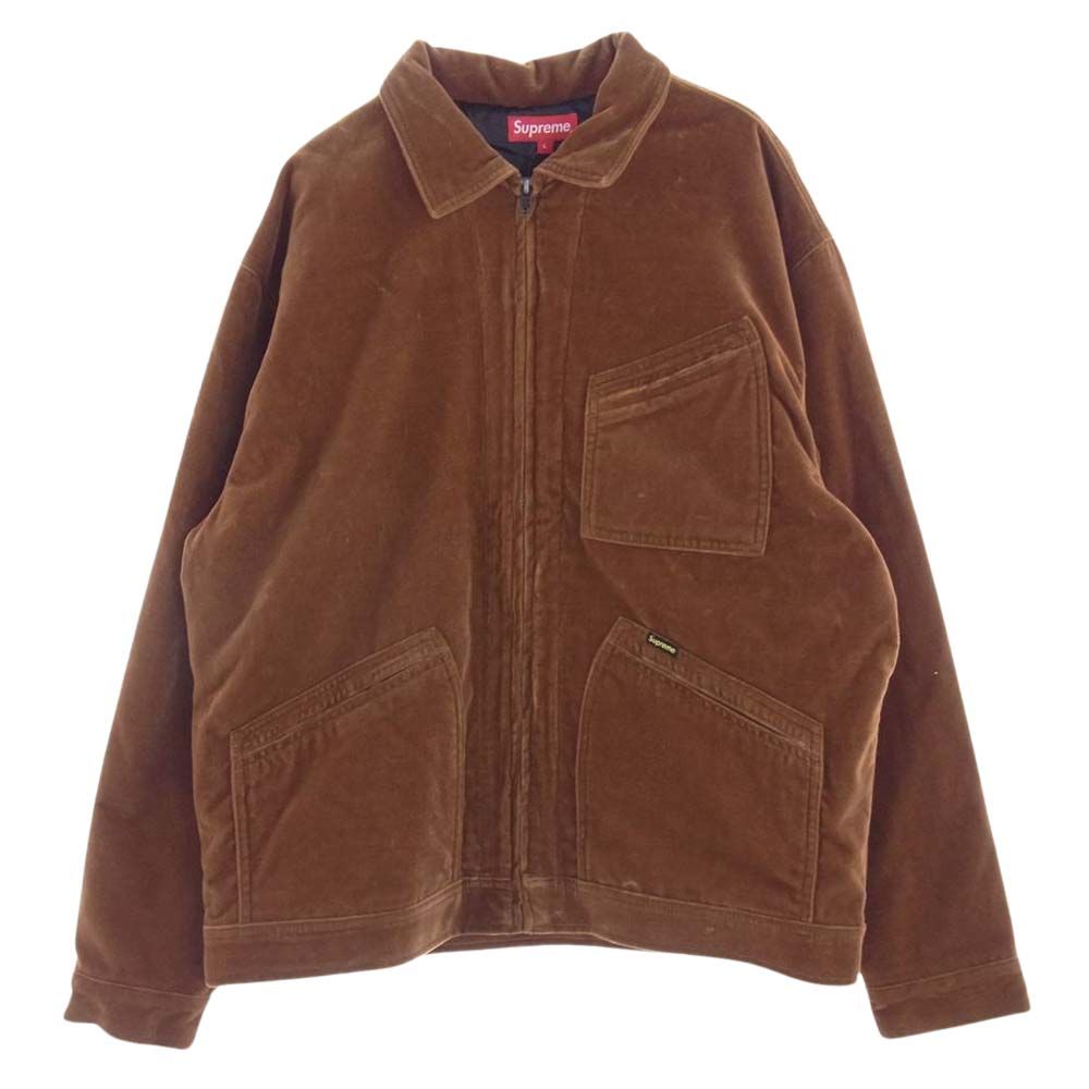 Supreme シュプリーム ジャケット 20AW Velvet Work Jacket ベルベット