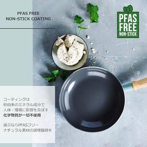 E.ウォックパン28cm_単品 グリーンパン GREENPAN メイフラワー