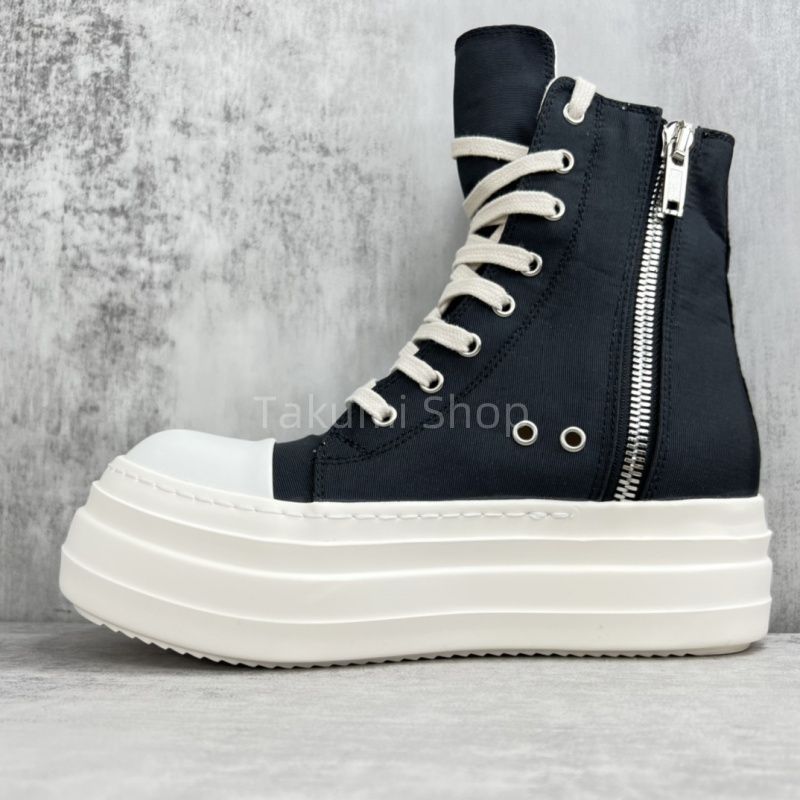 Rick Owens DRKSHDW Ramonesハイカットスニーカー27cm Rick Owens DRKSHDW Ramonesハイカットスニーカー27cm RICK