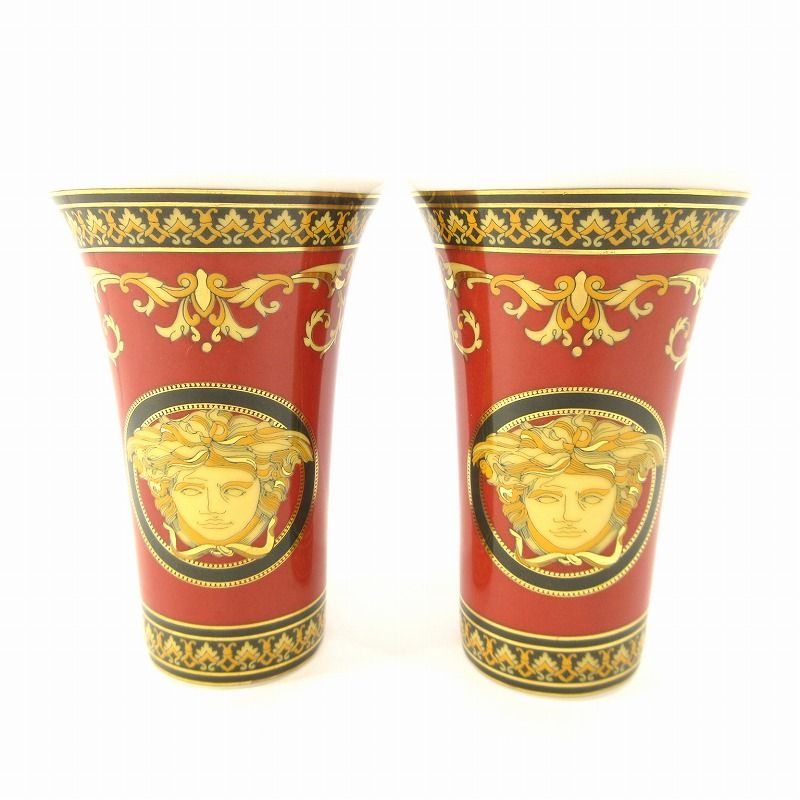 美品　ヴェルサーチ　ローゼンタール　花瓶　VERSACE ヴェルサーチ ヴェルサーチェ VERSACE ローゼンタール Rosenthal