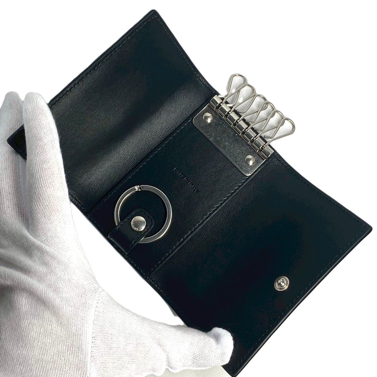 2717 CELINE セリーヌ レザー キーケース ブラック 未使用品 2717 CELINE セリーヌ レザー キーケース ブラック 未使用品