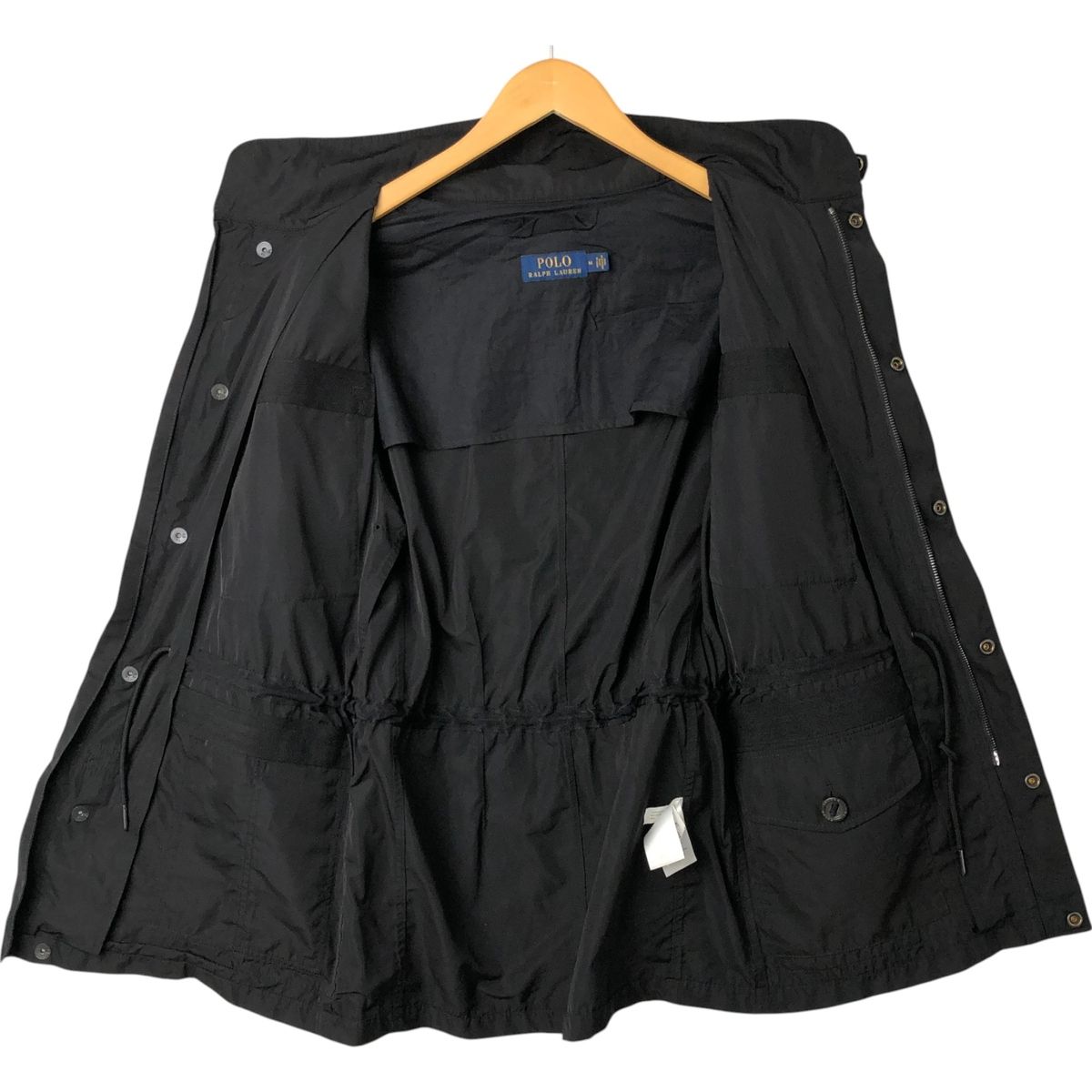 RalphLaurenラルフローレンミリタリージャケットM65ブラックメンズM 古着 ラルフローレン Ralph Lauren POLO by Ralph Lauren M-65