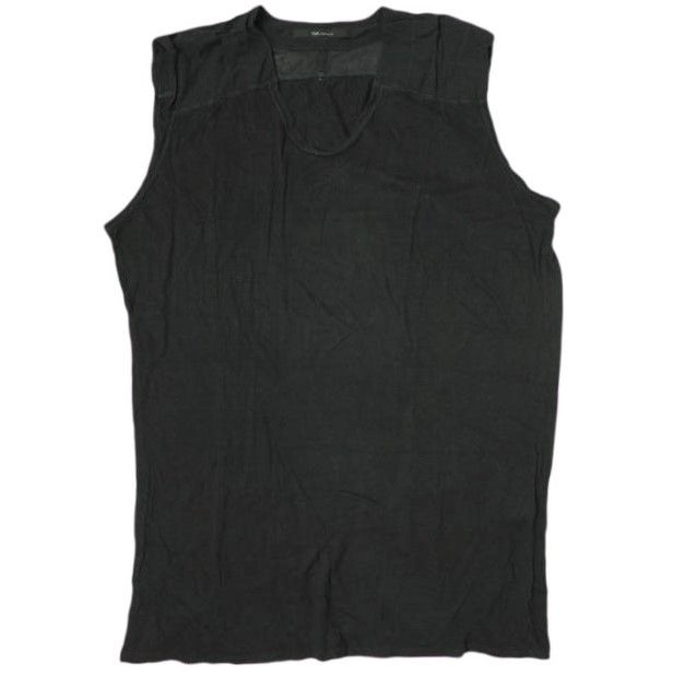 JULIUS ユリウス 日本製 14SS VISCOSE LINEN JERSEY NO SLEEVE