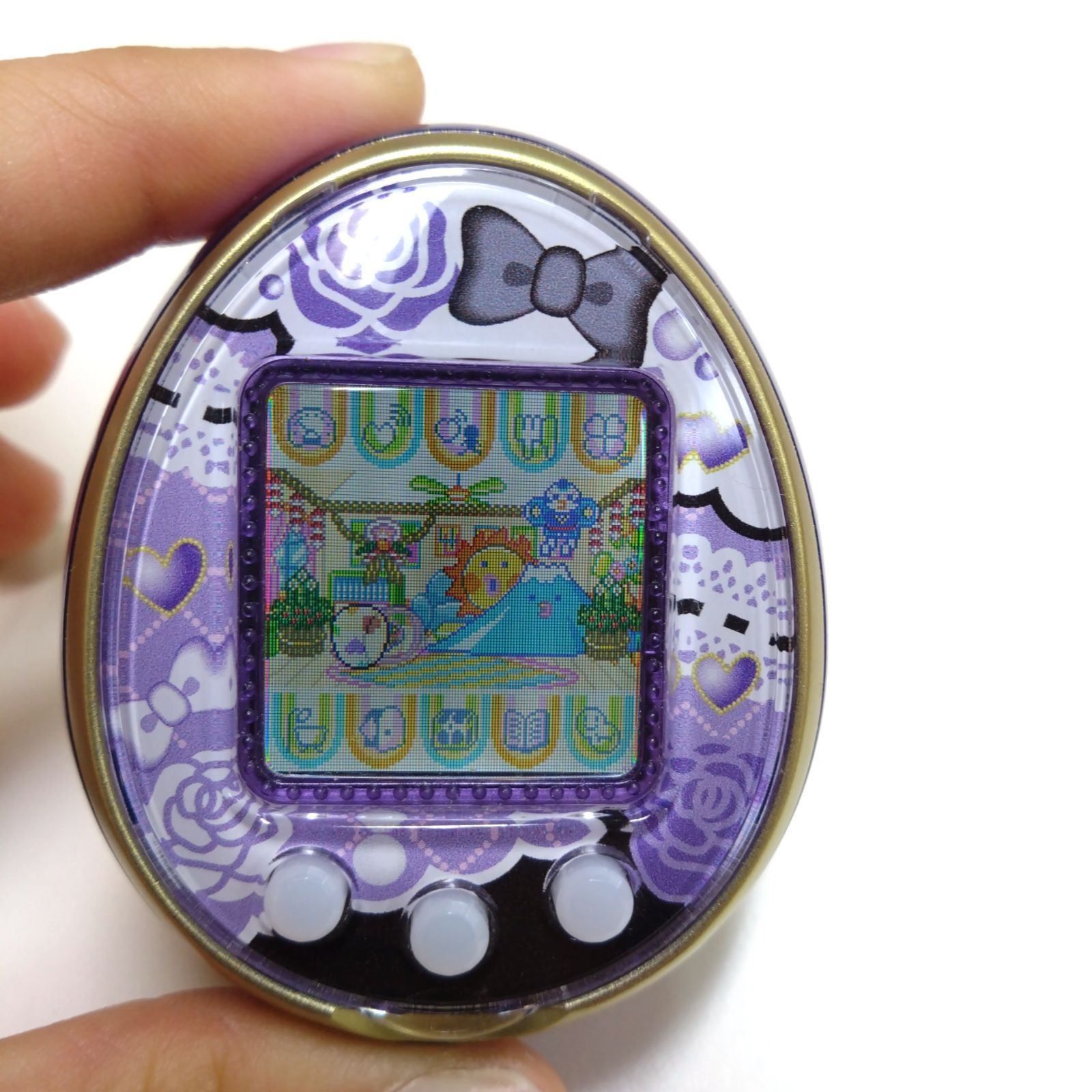 TAMAGOTCHI 4U PURPLE  たまごっち 4U パープル　着せ替え