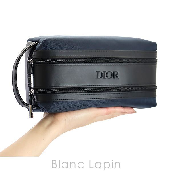 Dior ネイビーポーチ ノベルティ】 クリスチャンディオール Dior ダブルジップコスメ