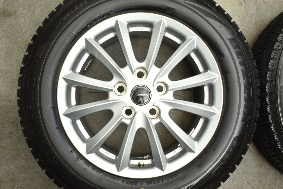 ブリヂストン VRX2 スタッドレス ホイール4本セット 205/65R16