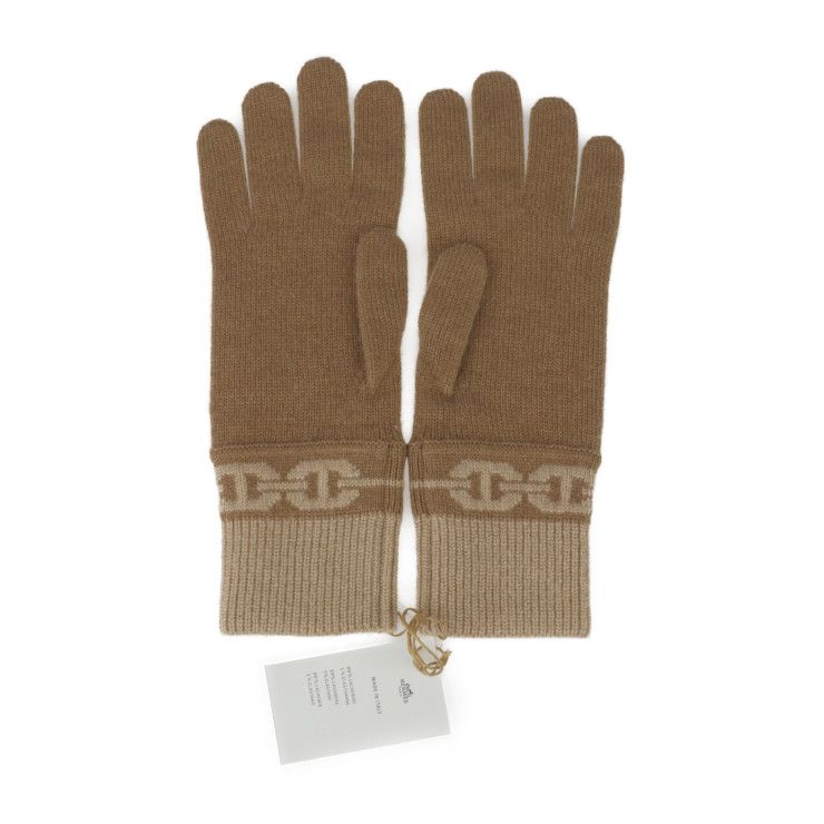 ☘️ 美品HERMES 手袋 ファー ケリーグローブ ブラウン 茶☘️