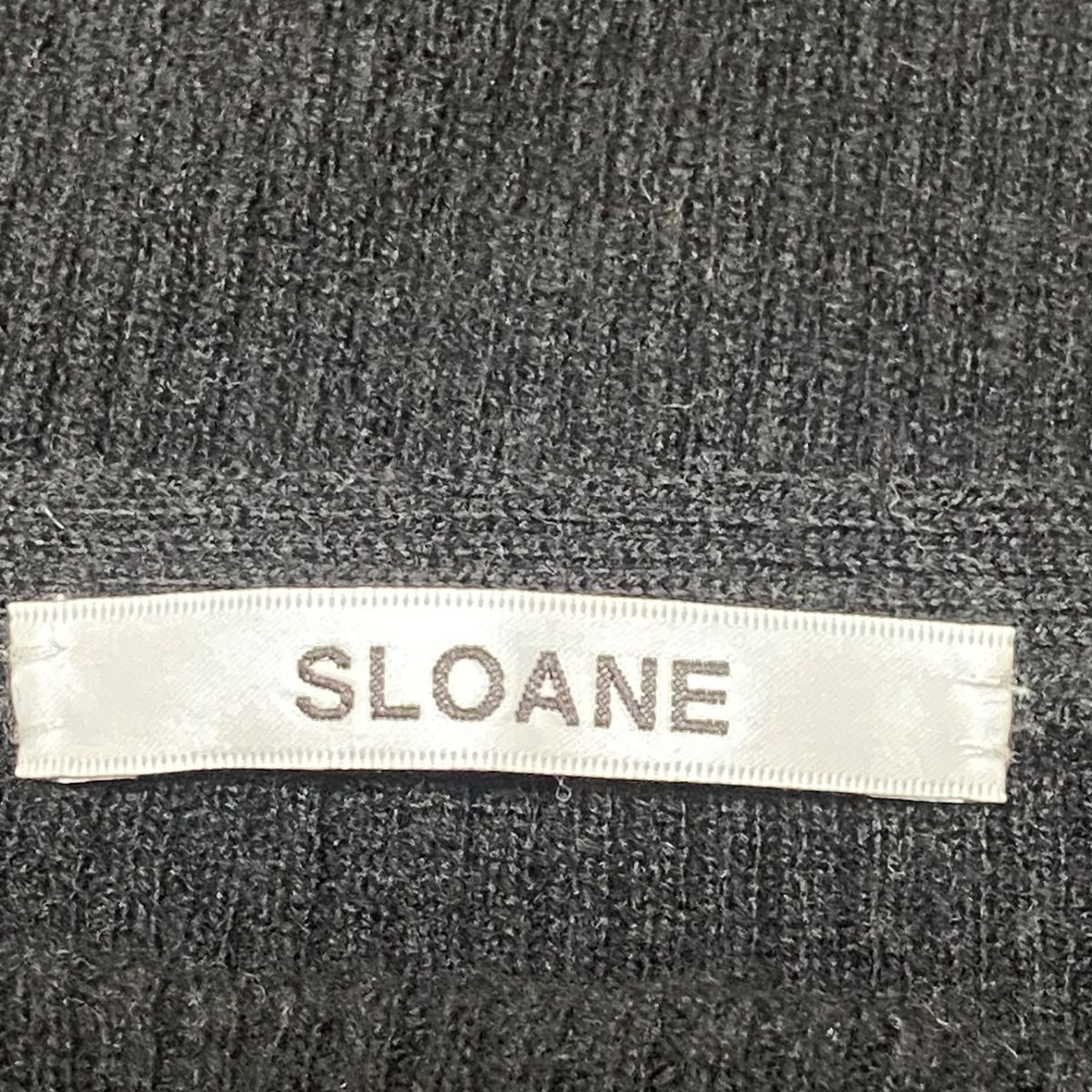SLOANE(スローン) 長袖セーター サイズ2 M レディース - 黒 クルーネック/ニット