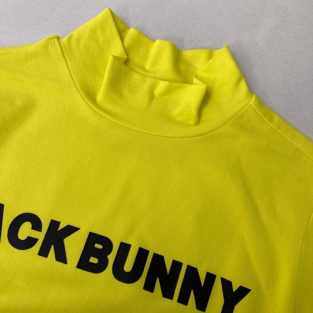 新品　マスターバニーエディション　モックネック　半袖シャツ　イエロー　黄色　0 中古 メンズ ジャックバニー Jack Bunny!! 長袖シャツ 4(M) 黄色