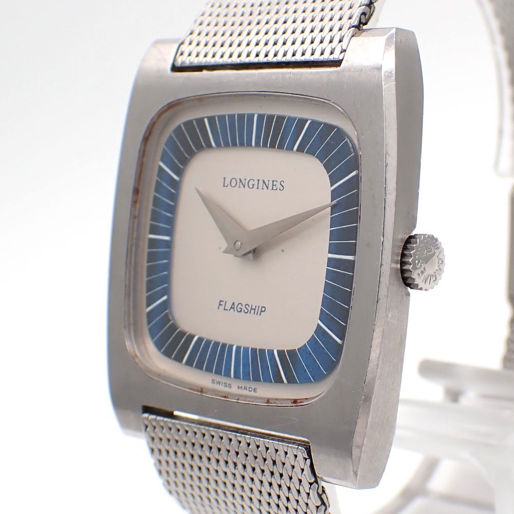 LONGINES ロンジン　フラッグシップ　Flagship 手巻き　スクエア ロンジン フラッグシップ メンズ スクエアケース 1970年代 手巻き