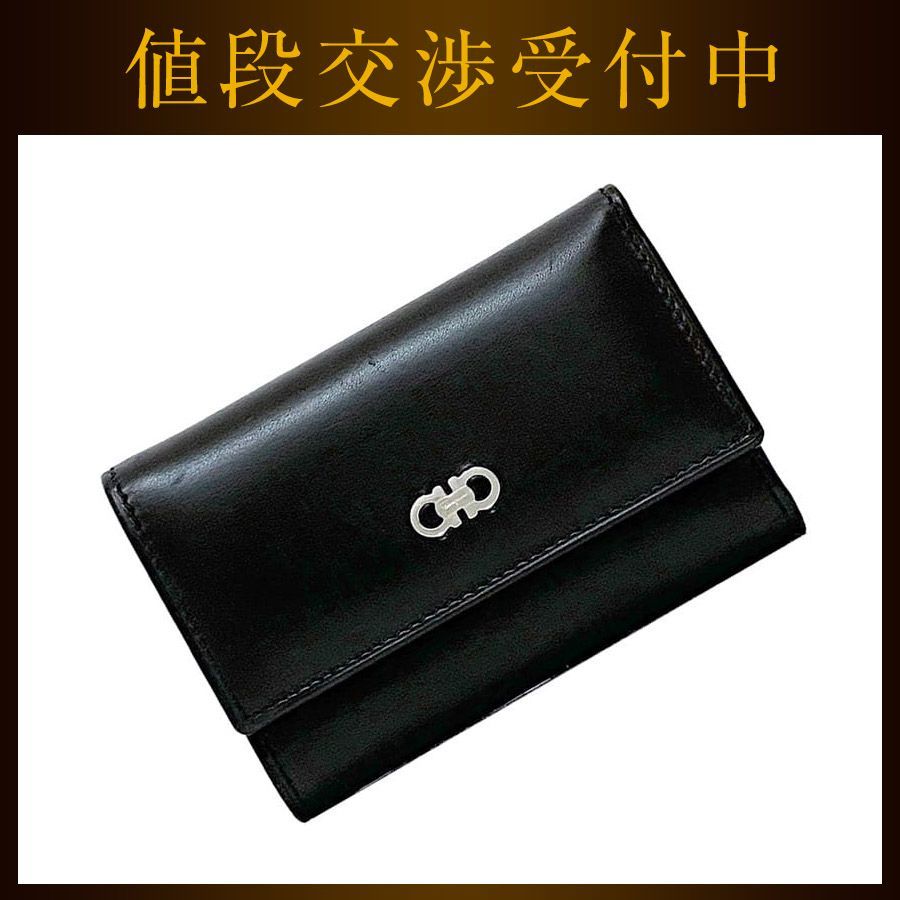 サルヴァトーレ フェラガモ 6連 キーケース ec-21591 ブラック