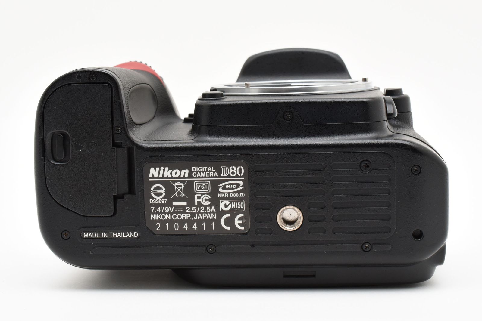 美品 Nikon D80 希少 CCDセンサー 搭載 ボディ 本箱 #8373