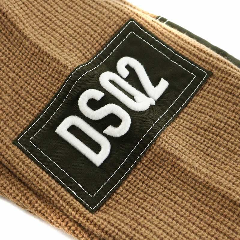 ディースクエアード DSQUARED2 ニット セーター 長袖 ロゴ 迷彩柄 