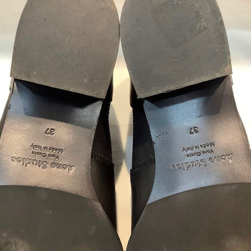 アクネスタジオ（Acne Studios）ジェニー レザー アンクルブーツ