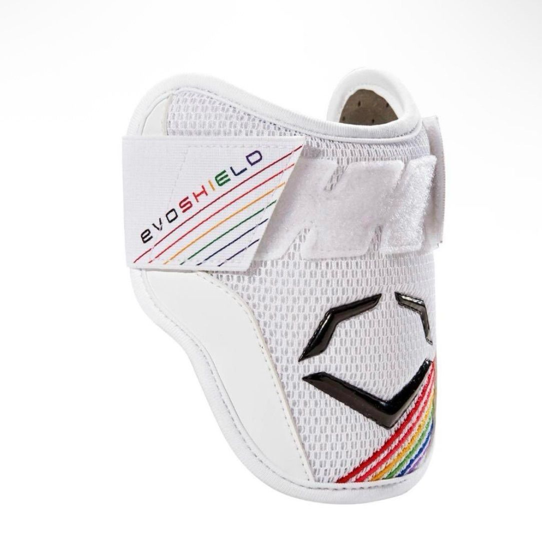 EVOSHIELD X-Srz ホワイト Lサイズ エルボガード 防具