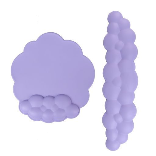 雲型リストレストキーボード用マウスパッド一体型2点セット人間工学PUレザー低反発快適滑り止め柔らかい防水メモリーフォーム腕置き手首クッションコンピューターPCノードパソコン用(…