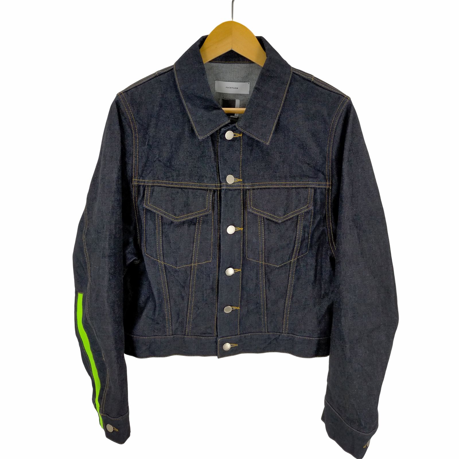 ジャケット・アウター FACETASM RIB DENIM JACKET 美品】即完売 FACETASM RIB DENIM JACKET 成田凌着用 - メルカリ