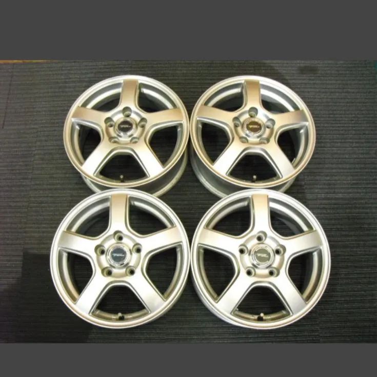 希少】三菱 デリカ スターワゴン 純正 メッキ 鉄 スチールホイール 15