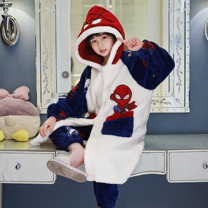 パジャマ スパイダー男の子 部屋着 子ども ルームウェア 上下セット 秋冬 寝巻き ふんわり 肌触り スウェット キャラクター ハロウィン コスプレ ハロウィン クリスマスプレゼント