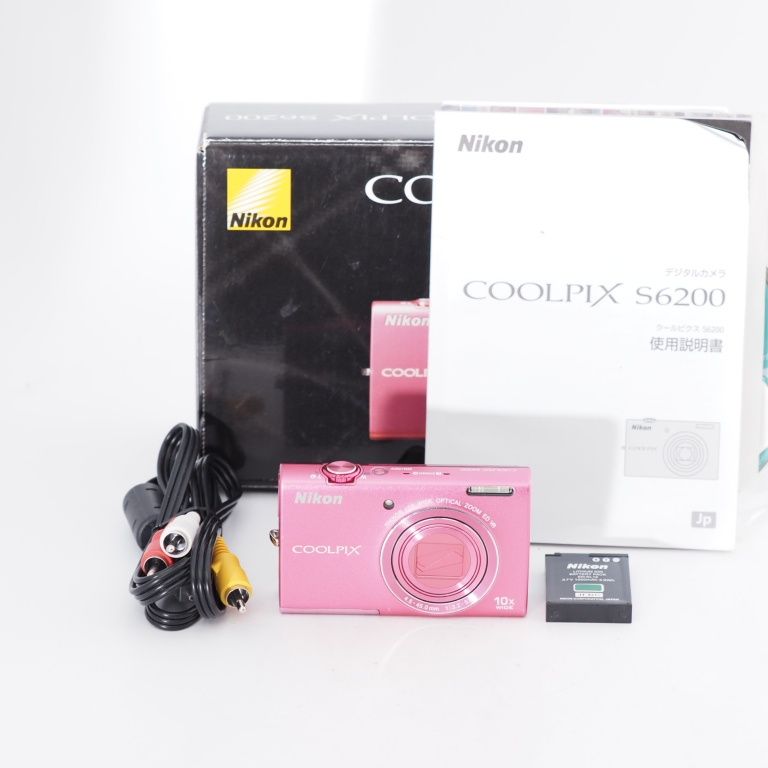 Nikon ニコンデジタルカメラ COOLPIX (クールピクス) S6200 チェリー