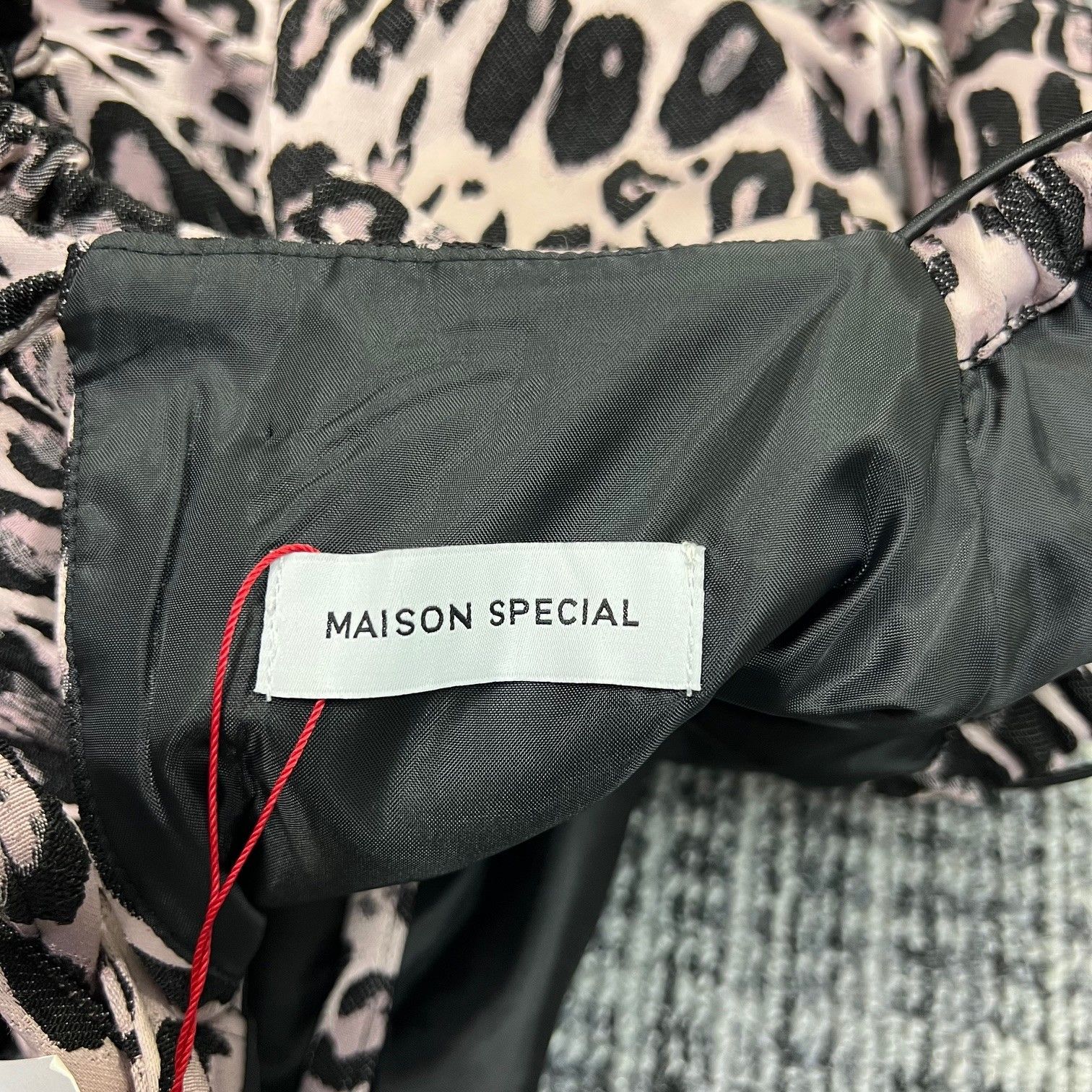参考上代30800円 未使用品 MAISON SPECIAL 2way Paff Jacquard