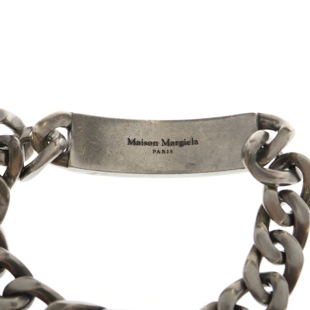 Maison Margiela11/メゾンマルジェラ/IDブレスレット/シルバー Maison Margiela（メゾン マルジェラ）スターリングシルバーID