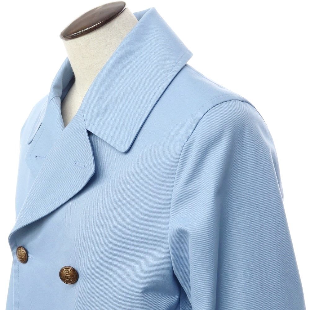 【新品アウトレット】シーラップ Sealup 2022年春夏 AMALFI DB COAT ツイルコットン ピーコート ライトブルー【サイズ50】【メンズ】