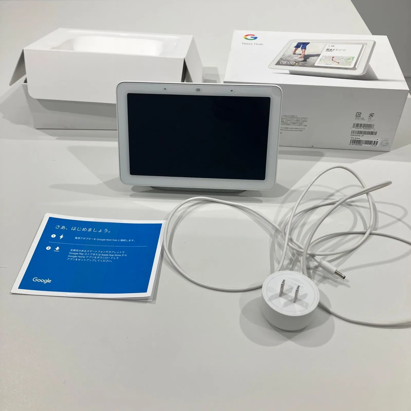 土日限定値下げ　Google  nest hub  ホワイト Google Nest Hub ホワイト - メルカリ
