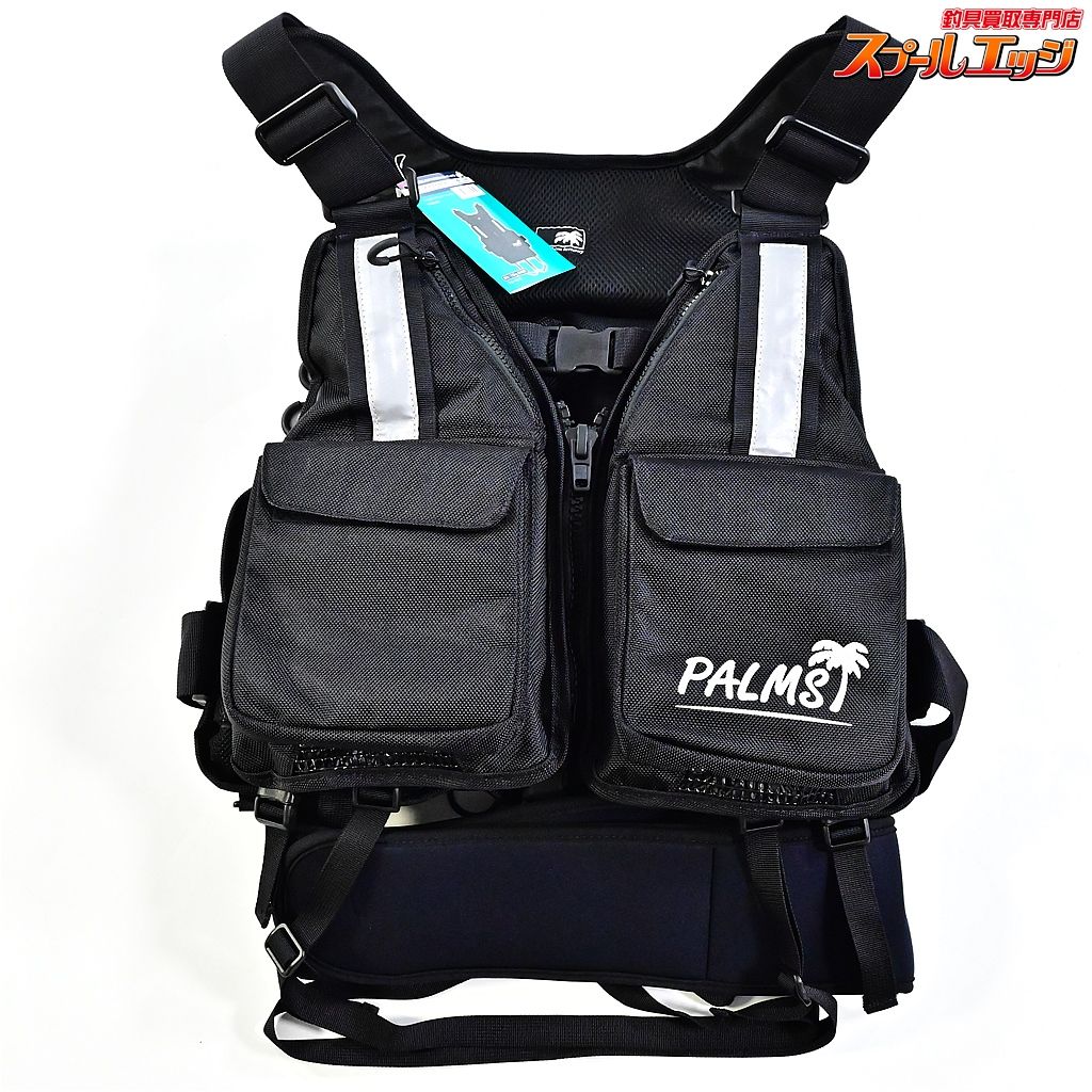 パームス 22ロックショアゲームベスト PA-RSGV|BK ブラック サイズフリー PLAMS ROCK-SHORE-GAMEBEST K_100 e07273