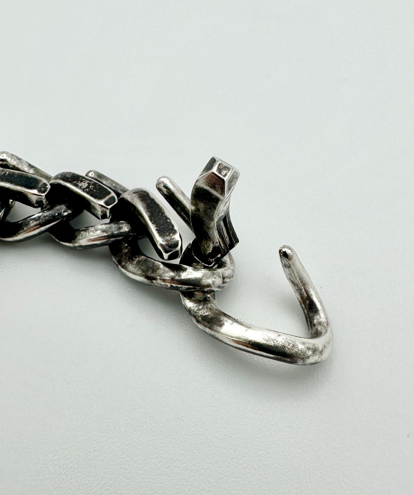 ティファニー ブレスレット フォージ ミディアム リンク いぶし仕上げ