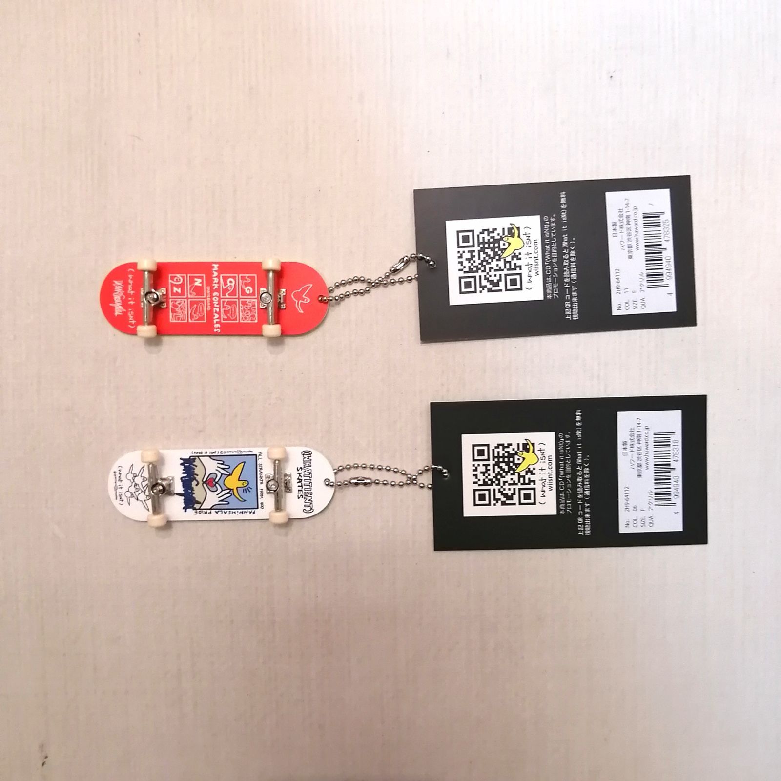 MARK GONZALES／マークゴンザレス スケートボードキーホルダー