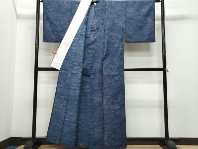 平和屋着物▽上質な紬　単衣　御所車草花文　正絹　逸品　CAAQ0005vf 平和屋着物▽上質な紬 単衣 御所車草花文 正絹 逸品 CAAQ0005vf - メルカリ