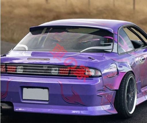 日産 200SX S14 S14A用 Dタイプ 鍛造カーボン製 リアルーフスポイラー