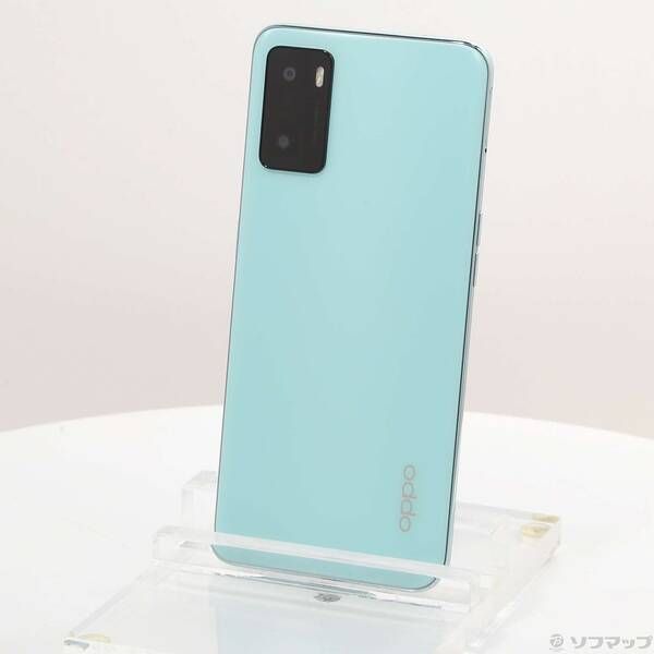 中古品〕 OPPO A55s 5G 64GB グリーン CPH2309 SIMフリー【269