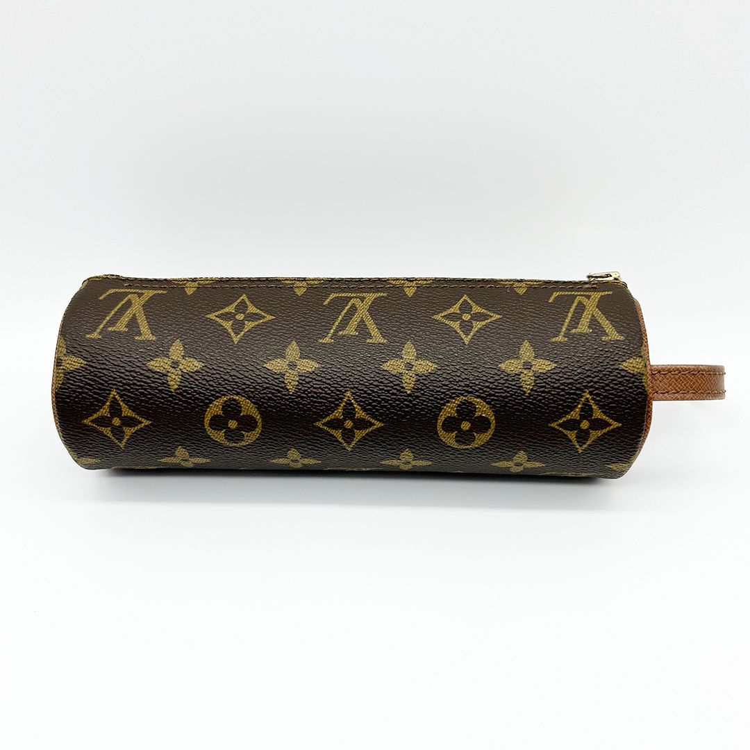 □美品□ルイヴィトン LOUIS VUITTON モノグラム ゴルフボールポーチ-