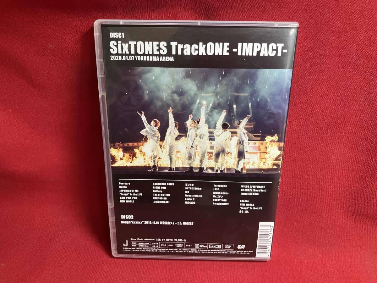 SixTONES TrackONE IMPACT DVD 通常盤 Amazon.co.jp: TrackONE -IMPACT-(通常盤)(DVD) : SixTONES: DVD