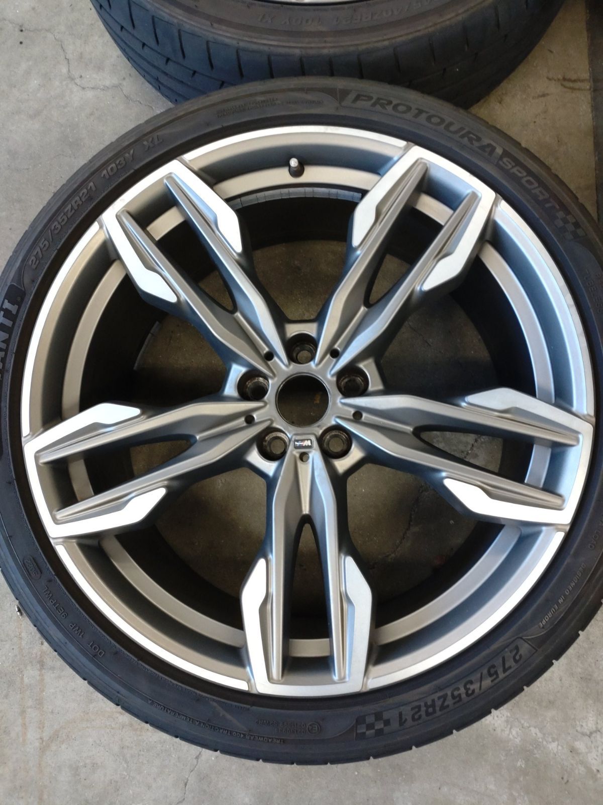 BMW X3 | X4 G01 | G02 純正 ダブルスポーク 21インチ 8.5J 30|9.5J 43 112-5H ガンメタ ＆DAVANTI 245|40R21 275|35R21 4本