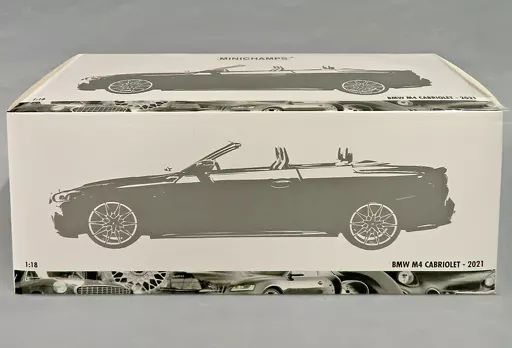 ミニカー　1/18 BMW M4 カブリオレ 2020(レッドメタリック) 「MINICHAMPS」 [110021030] 1/18 Minichamps BMW M4 Cabriolet (G83) (Dark Red Metallic