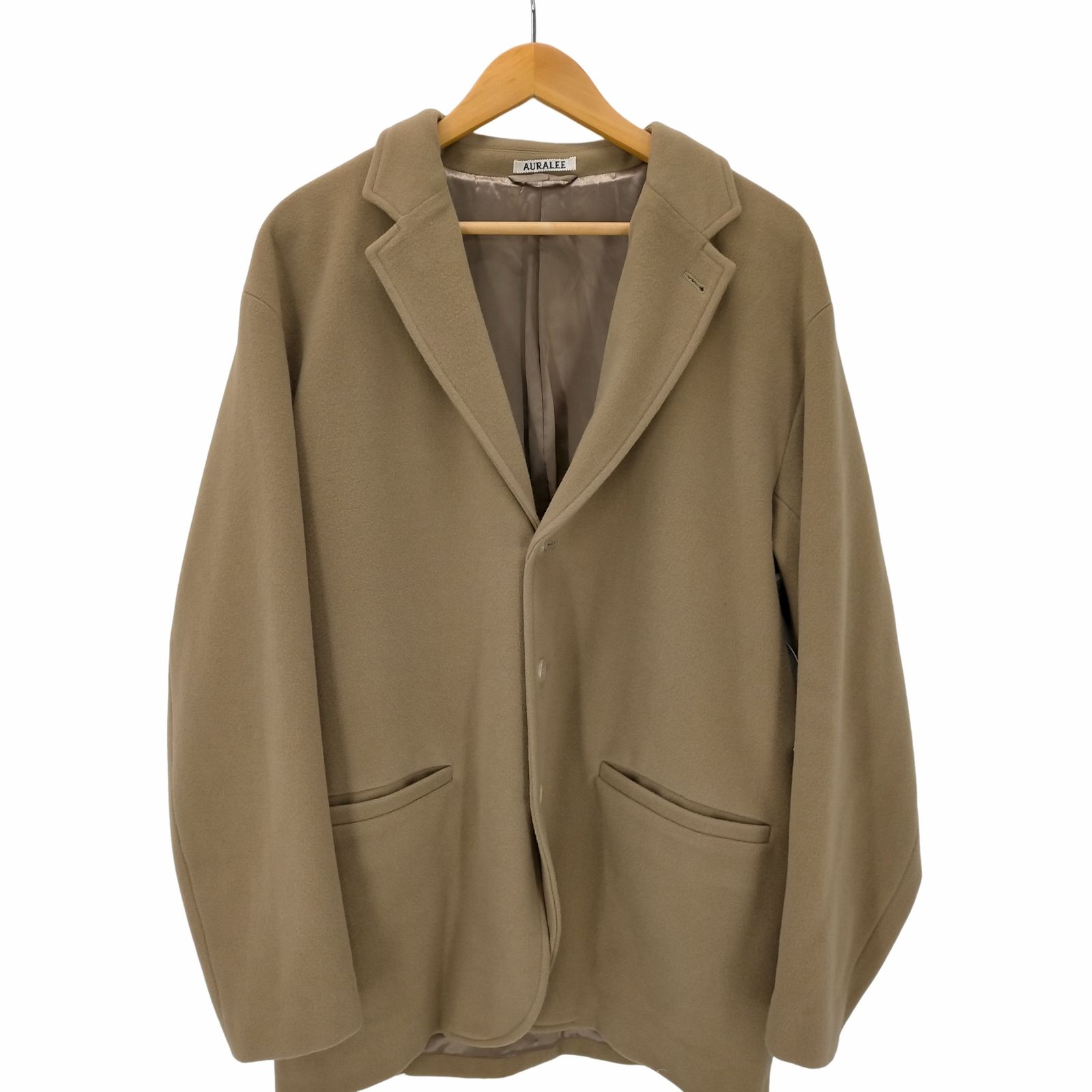 オーラリー AURALEE CASHMERE WOOL MOSSER OVER JACKET メンズ