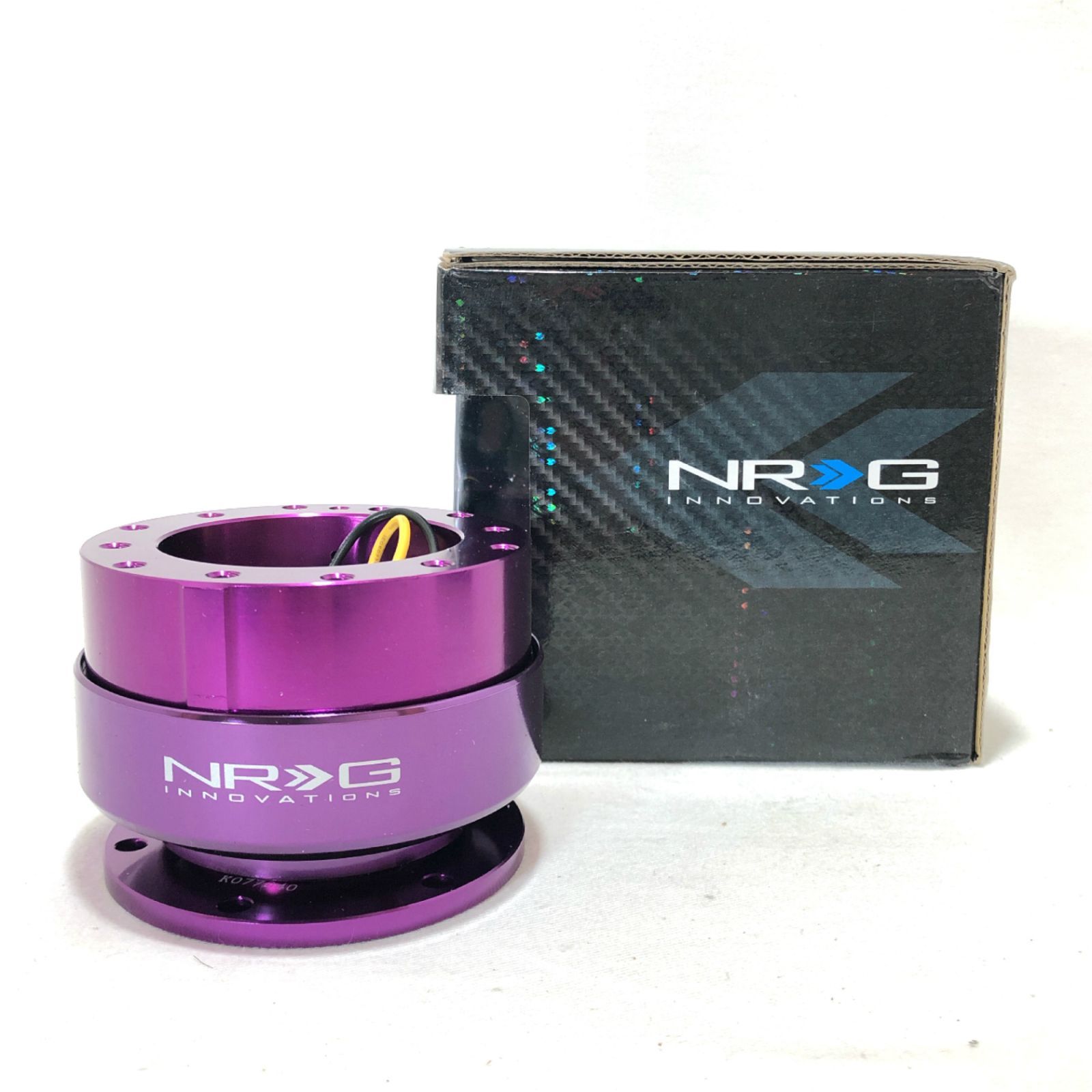 ぽ*け様 NRG ステアリングボス パープル クイックリリース NRG- 【公式