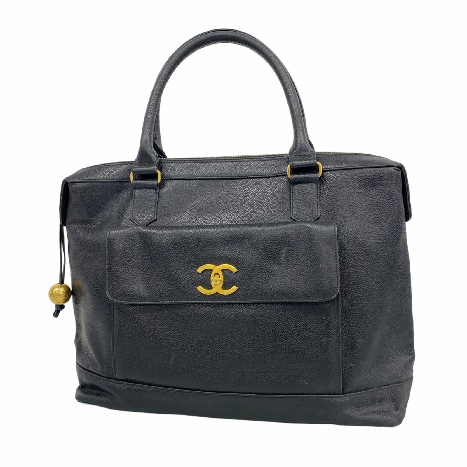 シャネル　トートバック　キャビアスキン シャネル(Chanel) シャネル トートバッグ キャビアスキン