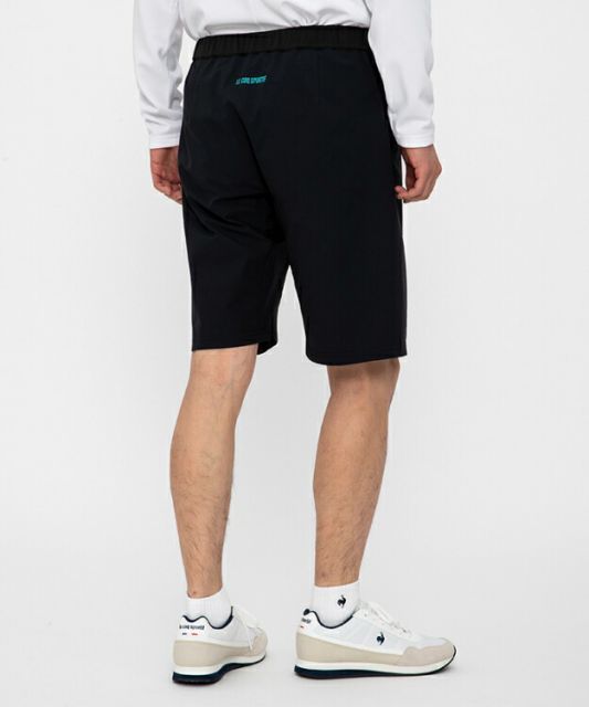 le coq sportif ルコック ソロテックスSUNSCREENハーフパンツ ルフ・フォルム ブラック O QTMVJD20 BK | スポーツ スポーツ用品 メンズ 男性 テニスウェア ボトムス サンスクリーン はっ水 ストレッチ 