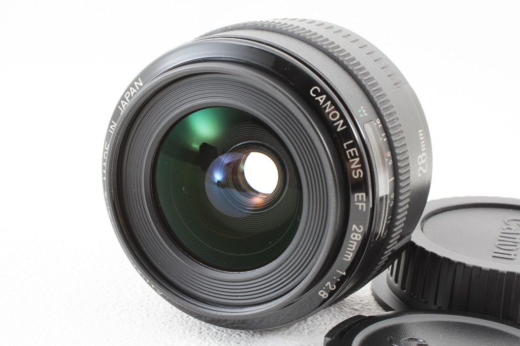 上品 Canon キヤノン EF 28mm F2.8 広角 単焦点 レンズ